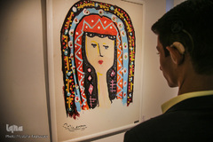 نمایشگاه دست های آبی در گالری مهر هنر