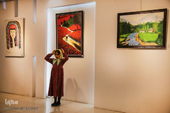 نمایشگاه دست های آبی در گالری مهر هنر