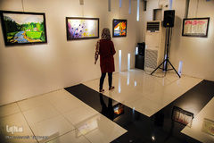 نمایشگاه دست های آبی در گالری مهر هنر