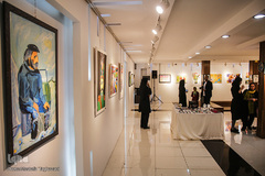 نمایشگاه دست های آبی در گالری مهر هنر