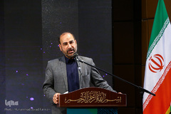 محمدرضا ‌سنگری،‌ ‌دبیر ‌علمی ‌کتاب عاشورا در اختتامیه سومین دوره کتاب سال عاشورا