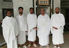 اعضای گروه تواشیح باقرالعلوم(ع)، دو نفر اول از سمت چپ شهیدان امین باوی و فؤاد مشعلی