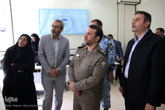 بازدید سردار بهمن کارگر، رئیس بنیاد حفظ آثار و نشر ارزش‌های دفاع مقدس از ایکنا