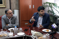 بازدید سردار بهمن کارگر، رئیس بنیاد حفظ آثار و نشر ارزش‌های دفاع مقدس از ایکنا