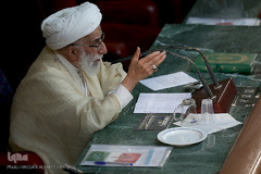 آیت‌الله احمد جنتی، رئیس مجلس خبرگان رهبری در هفتمین اجلاس رسمی دوره پنجم مجلس خبرگان رهبری