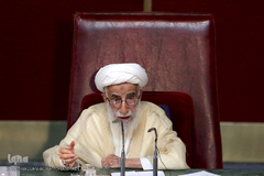 آیت‌الله احمد جنتی، رئیس مجلس خبرگان رهبری در هفتمین اجلاس رسمی دوره پنجم مجلس خبرگان رهبری