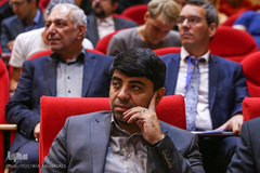 عیسی علیزاده، معاون فرهنگی جهاددانشگاهی در همایش سمپوزیوم گردشگری پایدار