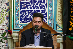 مراسم ترحیم قاری و مداح اهل بیت مصطفی طالبی پور