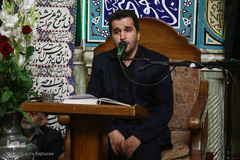 مراسم ترحیم قاری و مداح اهل بیت مصطفی طالبی پور