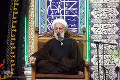 حجت الاسلام و المسلمین کاظم صدیقی در مراسم ترحیم قاری و مداح اهل بیت مصطفی طالبی پور