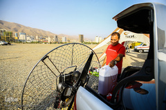 مانور هوایی سپاه محمد(ص) در هفته دفاع مقدس