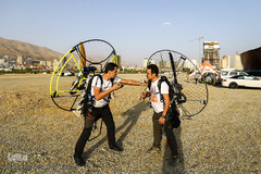 مانور هوایی سپاه محمد(ص) در هفته دفاع مقدس