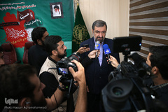  محسن رضایی، دبیر مجمع تشخیص مصلحت نظام در جمع خبرتگاران