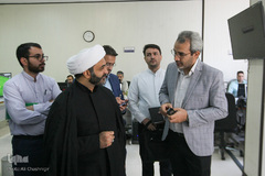 بازدید هادی مزینانی، رئیس مرکز فرهنگی خانواده ناجا از  سازمان قرآنی دانشگاهیان کشور