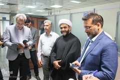 بازدید هادی مزینانی، رئیس مرکز فرهنگی خانواده ناجا از  سازمان قرآنی دانشگاهیان کشور