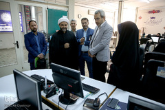 بازدید هادی مزینانی، رئیس مرکز فرهنگی خانواده ناجا از  سازمان قرآنی دانشگاهیان کشور