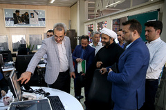 بازدید هادی مزینانی، رئیس مرکز فرهنگی خانواده ناجا از  سازمان قرآنی دانشگاهیان کشور