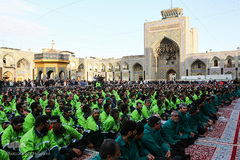 آیین بدرقه خادمان و زائران اربعین حسینی