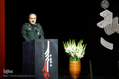 سردار محمد یزدی، فرمانده سپاه محمد رسول الله (ص) تهران بزرگ در چهارمین بزرگداشت سردار شهید حسین همدانی