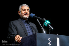 سردار محمدعلی عزیز جعفری در چهارمین بزرگداشت سردار شهید حسین همدانی