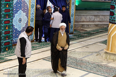 حضور غلامحسین محسنی اژه‌ای در نماز جمعه ۱۲ مهرماه