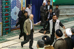حضور علی اکبر صالحی در نماز جمعه ۱۲ مهرماه