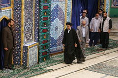 حضور حجّت‌الاسلام ابوترابی فرد در نماز جمعه ۱۲ مهرماه