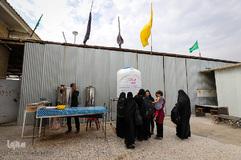 آماده‌سازی مواکب در مرز چذابه