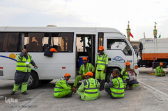 آماده‌سازی مواکب در مرز چذابه