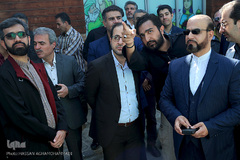 مراسم بدرقه پیک امید کانون به پیاده روی اربعین