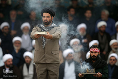 حضور رهبر انقلاب در مراسم دانش‌آموختگی دانشجویان دانشگاه امام حسین(ع)
