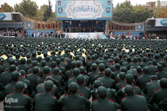 حضور رهبر انقلاب در مراسم دانش‌آموختگی دانشجویان دانشگاه امام حسین(ع)