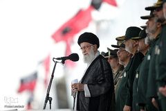 حضور رهبر انقلاب در مراسم دانش‌آموختگی دانشجویان دانشگاه امام حسین(ع)