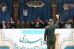 حضور رهبر انقلاب در مراسم دانش‌آموختگی دانشجویان دانشگاه امام حسین(ع)