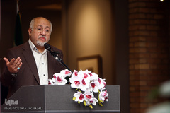 محمدجواد حق‌شناس، عضو شورای شهر تهران در نکوداشت استاد محمد حسین عطارچیان