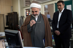 بازدید حجت الاسلام تیمور علی عسگری، معاون حقوقی و امور مجلس وزیر آموزش و پرورش از ایکنا