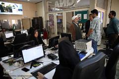 بازدید حجت الاسلام تیمور علی عسگری، معاون حقوقی و امور مجلس وزیر آموزش و پرورش از ایکنا