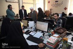 بازدید حجت الاسلام تیمور علی عسگری، معاون حقوقی و امور مجلس وزیر آموزش و پرورش از ایکنا