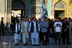 حرم علی‌ابن‌موسی ارضا(ع)، میعادگاه جاماندگان اربعین