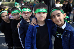 پیاده روی جاماندگان نونهال اربعین حسینی در دانشگاه امام صادق(ع)