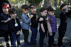 پیاده روی جاماندگان نونهال اربعین حسینی در دانشگاه امام صادق(ع)