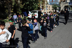 پیاده روی جاماندگان نونهال اربعین حسینی در دانشگاه امام صادق(ع)