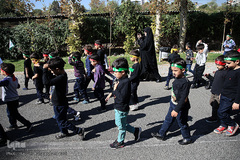 پیاده روی جاماندگان نونهال اربعین حسینی در دانشگاه امام صادق(ع)