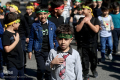 پیاده روی جاماندگان نونهال اربعین حسینی در دانشگاه امام صادق(ع)