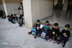 پیاده روی جاماندگان نونهال اربعین حسینی در دانشگاه امام صادق(ع)