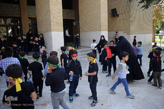 پیاده روی جاماندگان نونهال اربعین حسینی در دانشگاه امام صادق(ع)