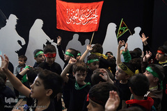 پیاده روی جاماندگان نونهال اربعین حسینی در دانشگاه امام صادق(ع)