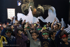 پیاده روی جاماندگان نونهال اربعین حسینی در دانشگاه امام صادق(ع)