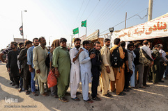 خروج اتباع خارجی از مرز بین‌المللی شلمچه