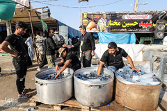 وضعیت تردد در پایانه مرزی شلمچه